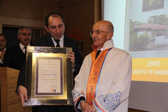 Hitit Üniversitesi’nden İşadamı Derindere’ye Fahri Doktora