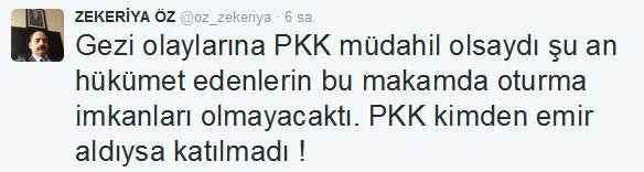 İstanbul Cumhuriyet Başsavcılığı’ndan Zekeriya Öz’e "Tweet" Soruşturması