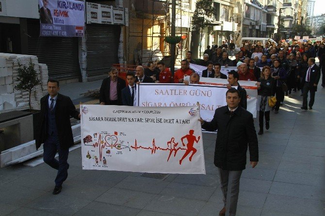 Samsun’da “Sigarayı Bırakma” Yürüyüşü