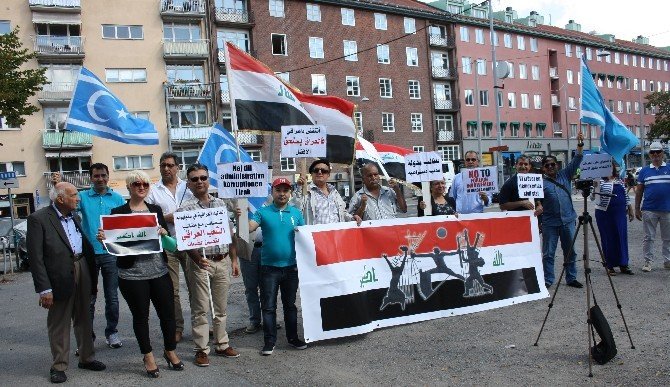İsveç’te Irak Türkmenlerinden Irak’a Dostça Gösteri