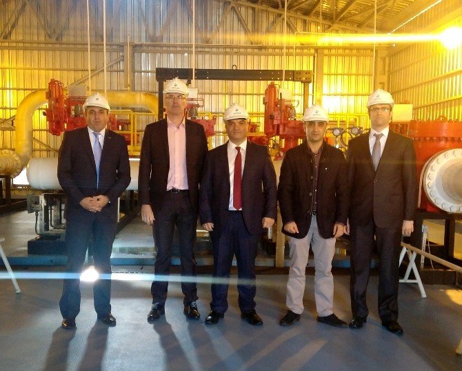 İzgaz Yetkilileri Samgaz’ı Ziyaret Etti