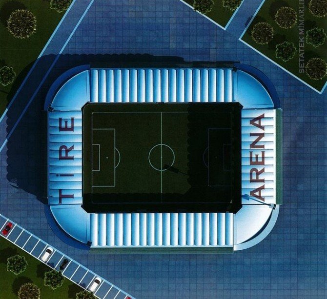 13 Bin 500 Kişi Kapasiteli Tire Arena’da İnşaat Başladı
