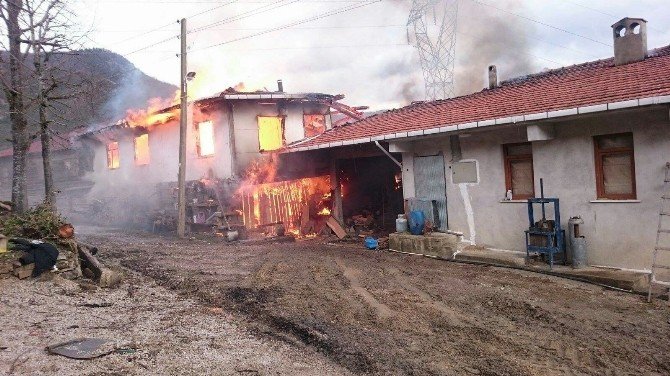 Kastamonu’da Üç Ev Yandı