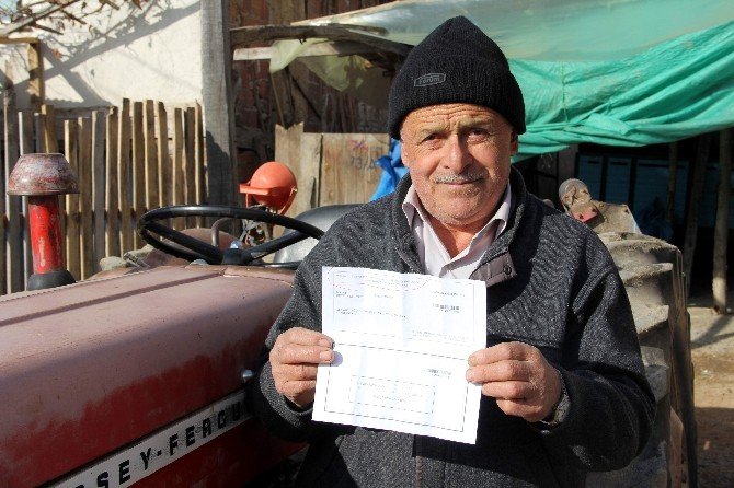 Kastamonu’daki Traktöre, Adana’dan Trafik Cezası