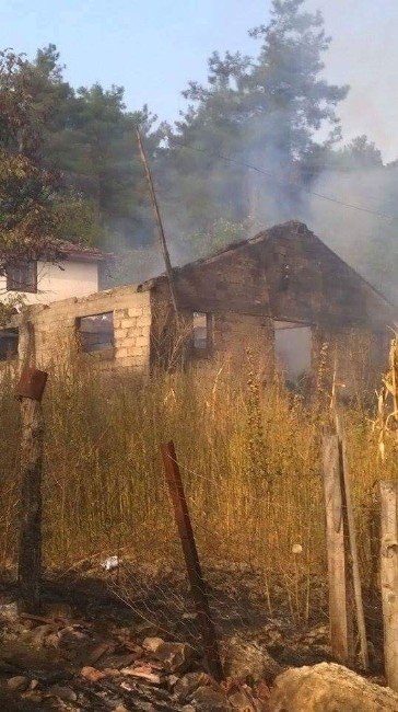 Araç’ta Çıkan Yangında 1 Samanlık Ve 2 Ahır Küle Döndü