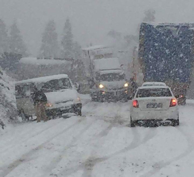 Ilgaz’da Kar Yağışı
