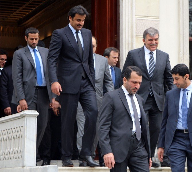 Katar Emiri, Abdullah Gül’e Taziye Ziyaretinde Bulundu