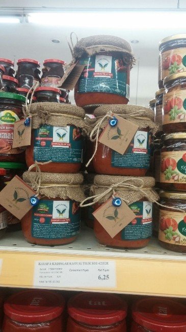 Köylü Kadınların Ürünleri Market Raflarında