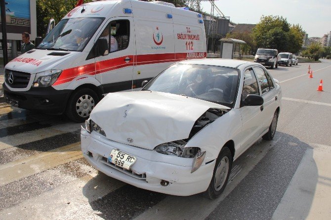 Samsun’da Trafik Kazası: 2 Yaralı