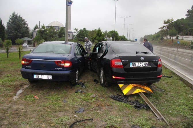 Samsun’da Trafik Kazası: 4 Yaralı