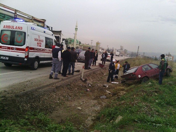 Samsun’da Trafik Kazası: 1 Yaralı