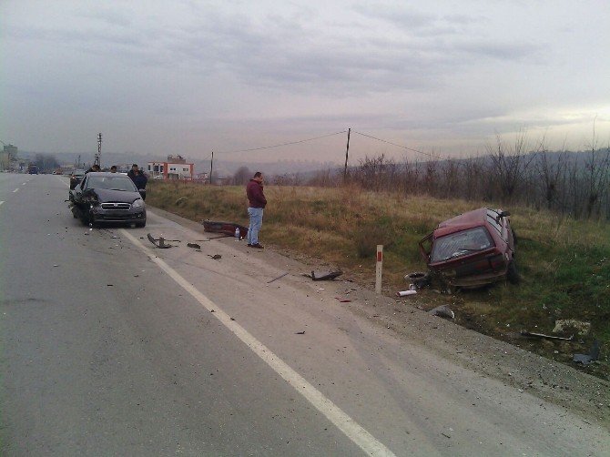 Samsun’da Trafik Kazası: 1 Yaralı
