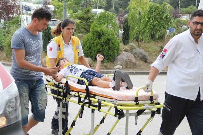Samsun’da Trafik Kazası: 2 Yaralı