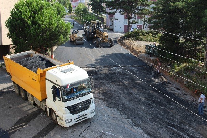 Kdz. Ereğli Belediyesi Mahalle Yollarını Asfaltlıyor