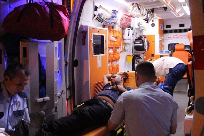 Zonguldak’ta Alkollü Kişi Hastanelik Oldu