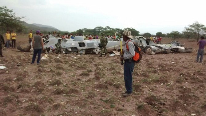 Kolombiya’da Askeri Uçak Düştü: 11 Ölü
