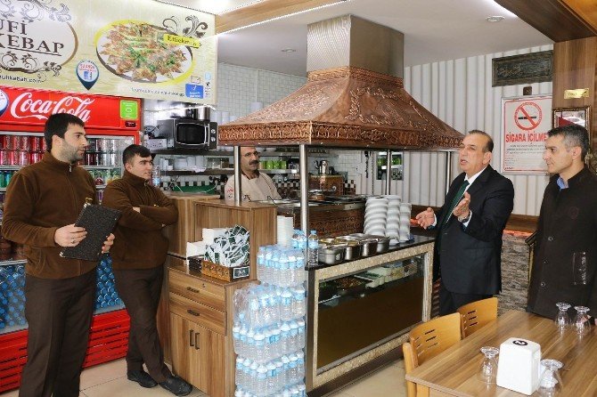 Konesob Başkanı Karamercan Esnafı Denetledi