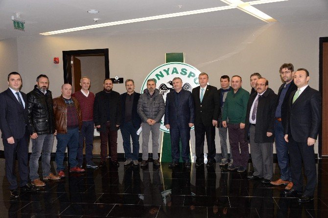 Başkan Akyürek, Torku Konyaspor Yönetim Binasını Ziyaret Etti