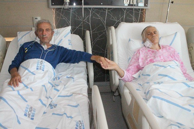 46 Yıllık Evli Çift Peş Peşe Bypass Oldu