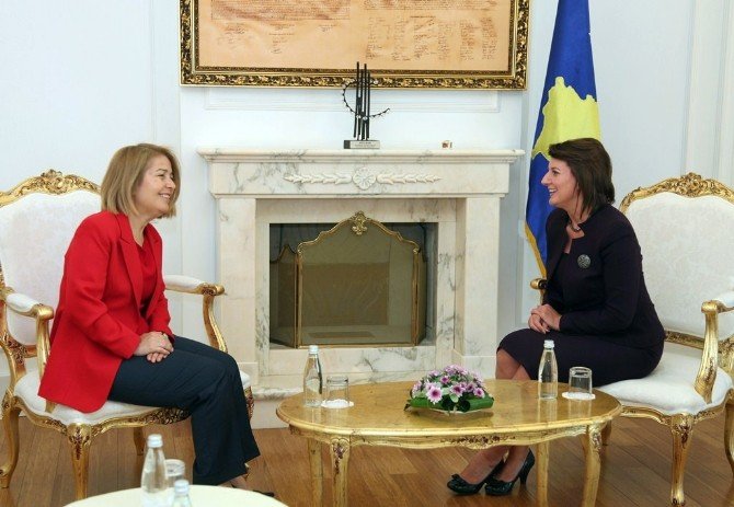 Cumhurbaşkanı Jahjaga Büyükelçi Ozan’ı Kabul Etti
