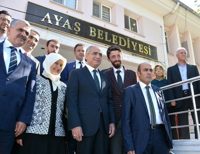 Bakan Topçu, Ayaş’ta İncelemelerde Bulundu