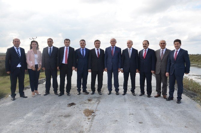 Vali Ve Başkan ‘Kuş Cenneti’ni İnceledi