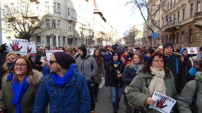 Budapeşte’de 10 Bin Hayvansever Parlamentoya Yürüdü