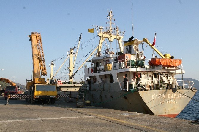 Marmaris Limanı’ndan İsrail’e Yüzer İskele İhracatı