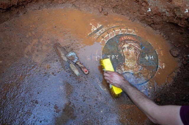Silifke’de 1800 Yıllık Mozaik Bulundu