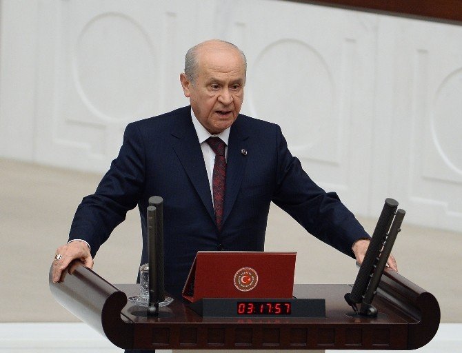 Mhp Lideri Bahçeli Yemin Etti