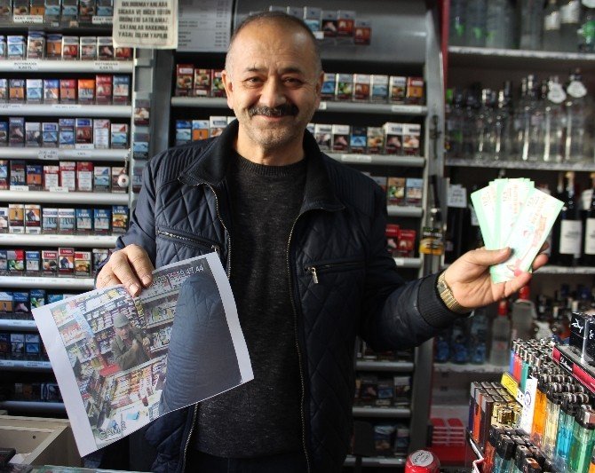 Piyango Biletleri Çalınan Büfe Sahibi Yaşananları Anlattı