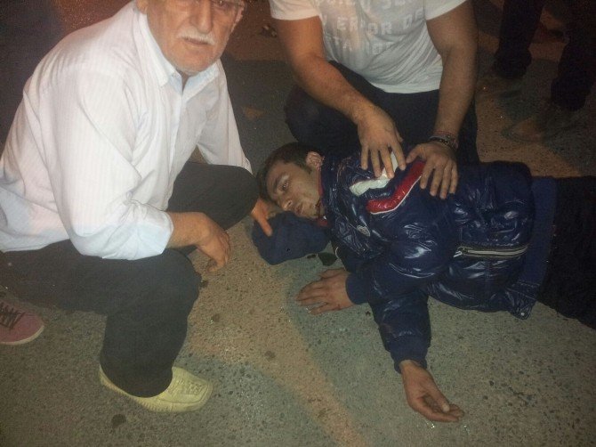 Otomobil İle Motosiklet Çarpıştı: 1 Yaralı