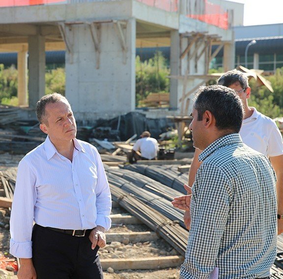 Odü Diş Hekimliği Fakültesi İnşaatı Hızla Sürüyor