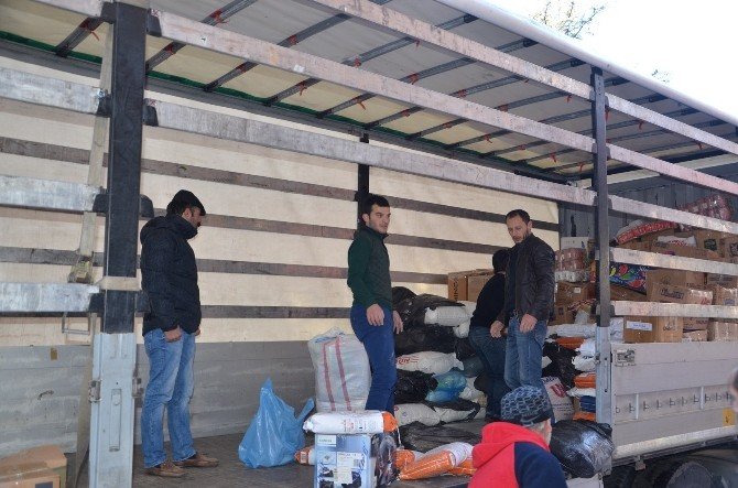 Of’tan Bayırbucak Türkmenleri’ne Yardım