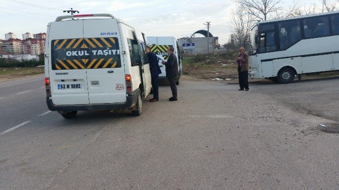 Fatsa’da Öğrenci Servis Araçları Denetlendi