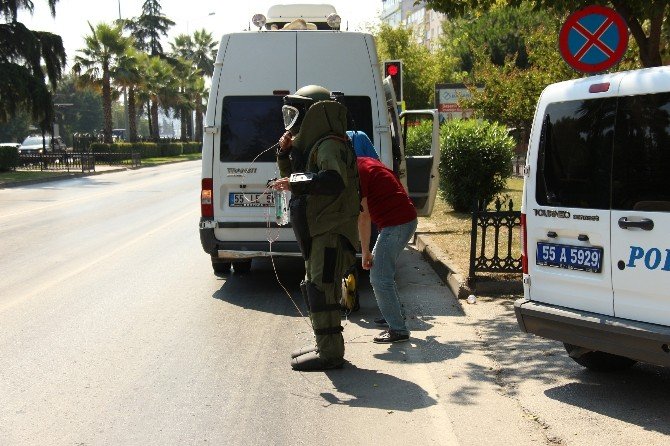 Samsun’da Şüpheli Bavul Paniği