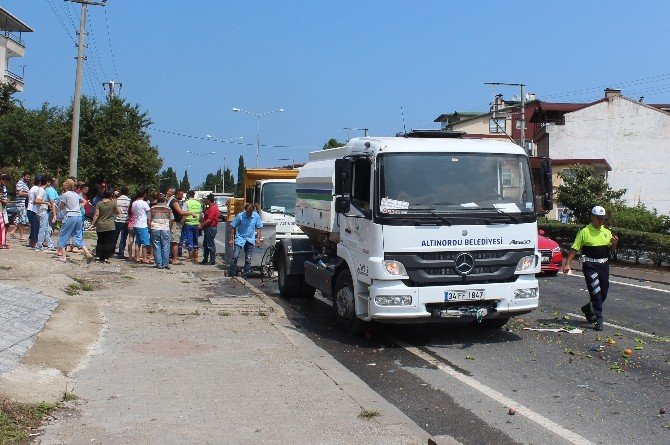 Ordu’da Zincirleme Kaza: 1 Yaralı