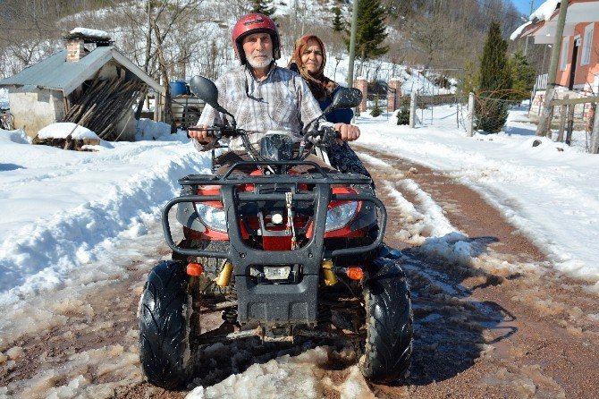 85’lik Dede Ve Ninenin Atv Tutkusu