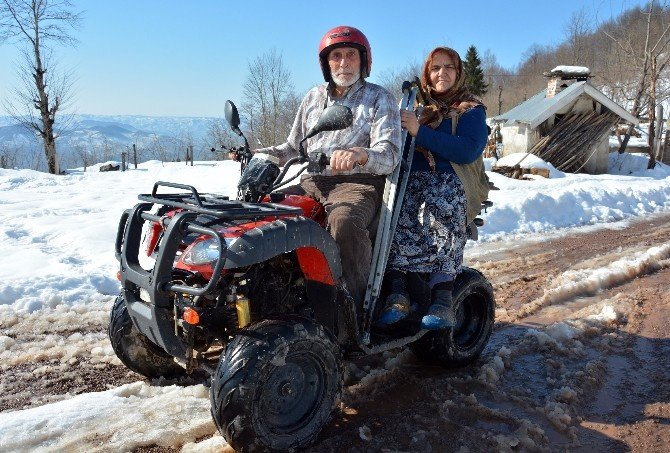 85’lik Dede Ve Ninenin Atv Tutkusu
