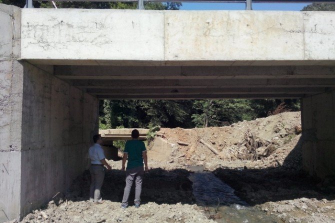 Akçakoca’da Köprü İnşaatı Tamamlanarak Ulaşıma Açıldı