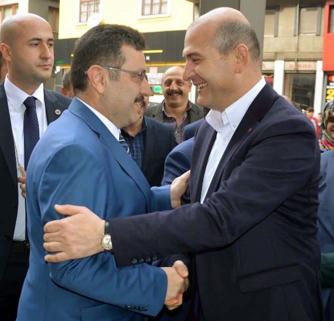 Bakan Soylu, Ortahisar Belediyesini Ziyaret Etti