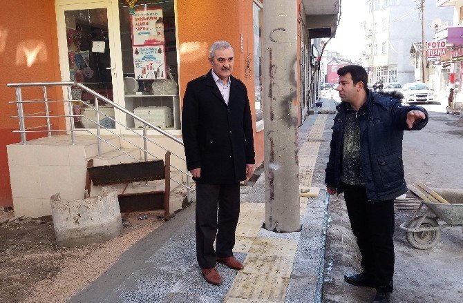 Osmancık Belediyesi’nden Kaldırım Çalışması