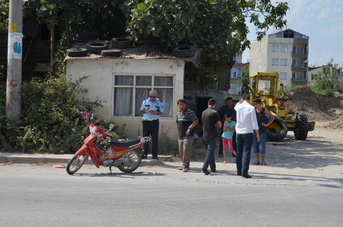 Bafra’da Otomobil İle Motosiklet Çarpıştı: 1 Yaralı