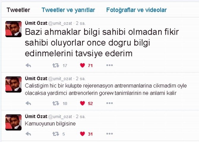 Ümit Özat Sosyal Medyadan Bombaladı