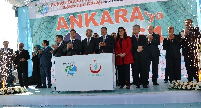 Polatlı Devlet Hastanesi Açılışı Ve Gökpınar Barajının Temeli Atıldı