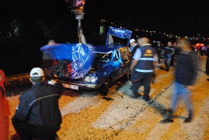 Amasya’da Otomobil Irmağa Uçtu