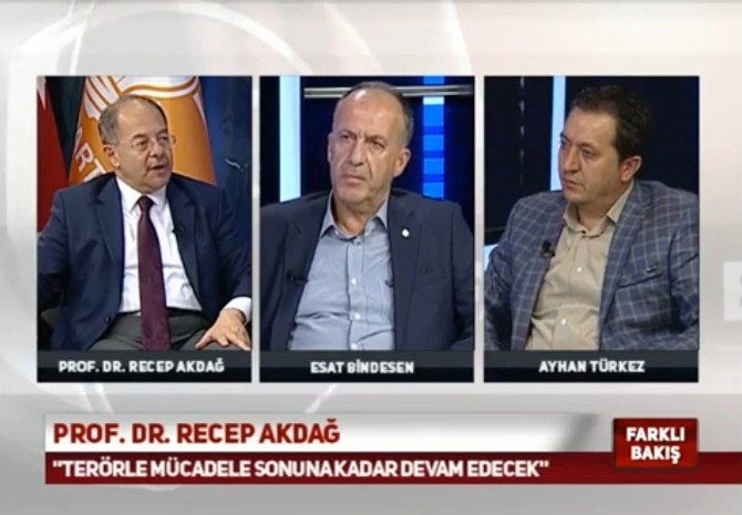 Recep Akdağ: “Demirtaş Kendine Güveniyorsa Bir Kere Daha Televizyonda Saz Çalsın Bakalım Millet Ne Diyecek”