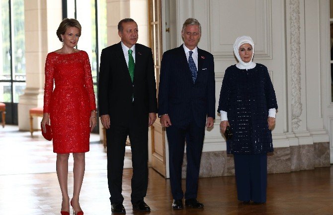 Belçika Kralı Philippe’den Cumhurbaşkanı Erdoğan Onuruna Öğle Yemeği