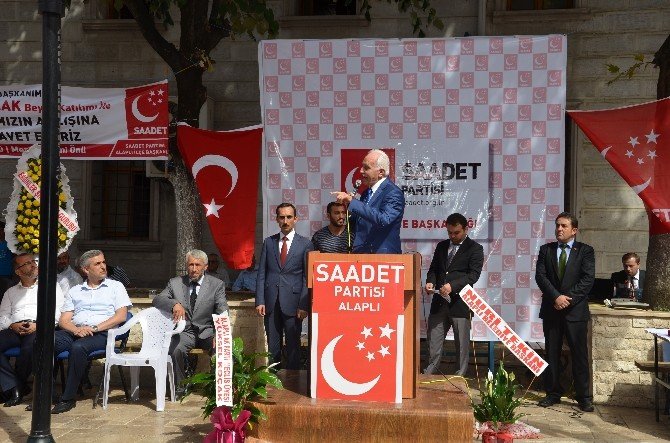 Saadet Partisi Genel Başkanı Kamalak Alaplı’da