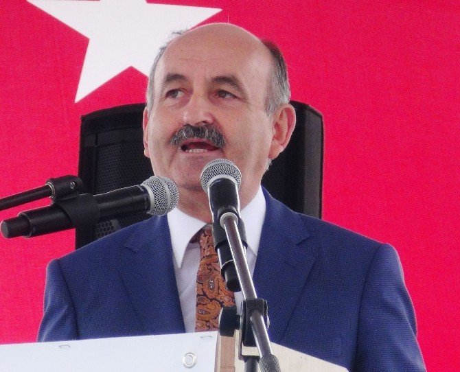 Bakan Müezzinoğlu Ve Aşçı Hastanenin Temelini Attı